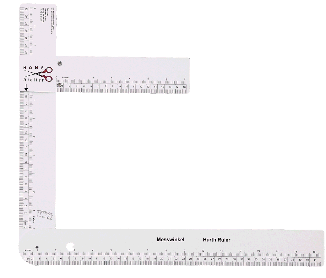 Hurth-ruler, Tailor Ruler, Measuring Angle, 